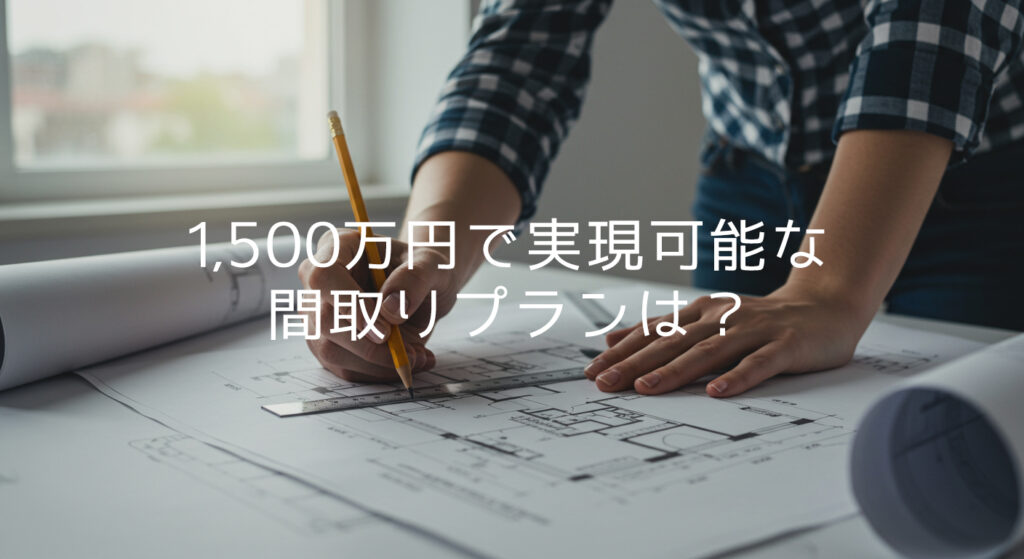 1500万円で実現可能な間取りプランから学ぶ3つの工夫