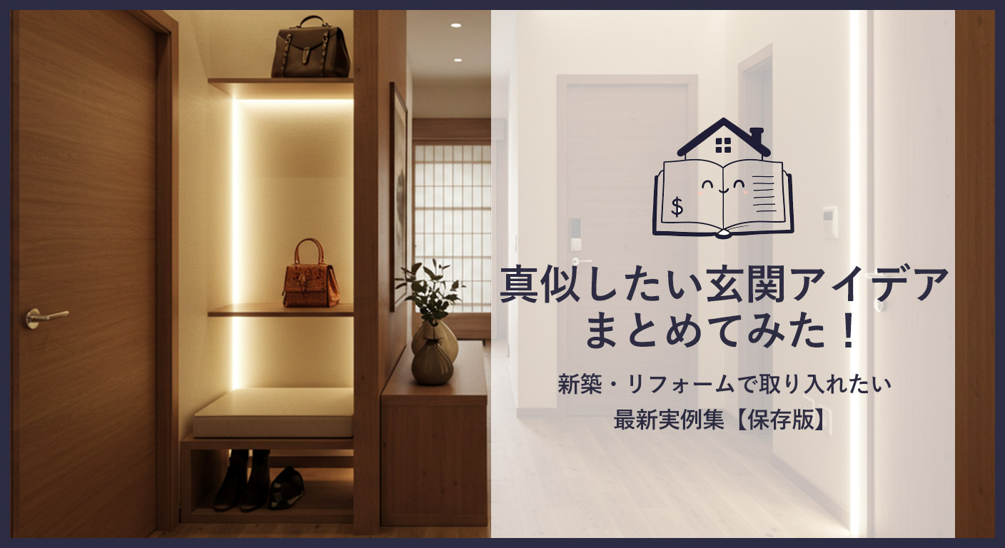 【保存版】真似したい玄関アイデアまとめ｜新築・リフォームで取り入れたい最新実例集