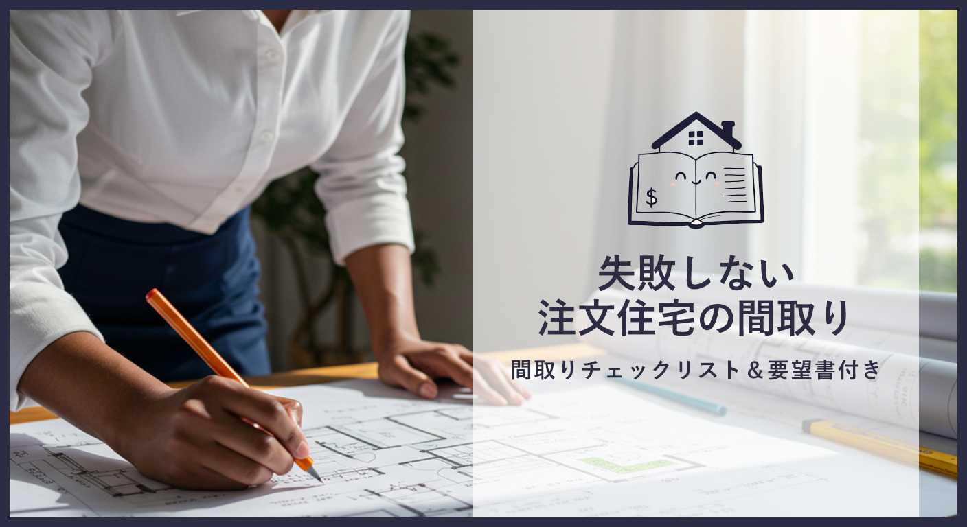 【保存版】注文住宅の間取りで失敗しない！あるあるチェックリスト＆要望書付き