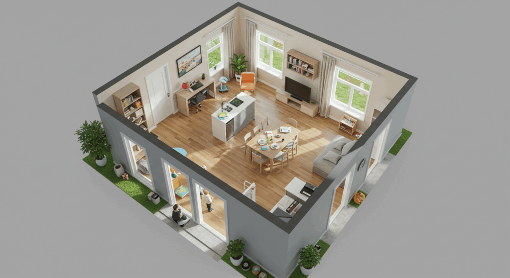 家事・生活動線の軽視