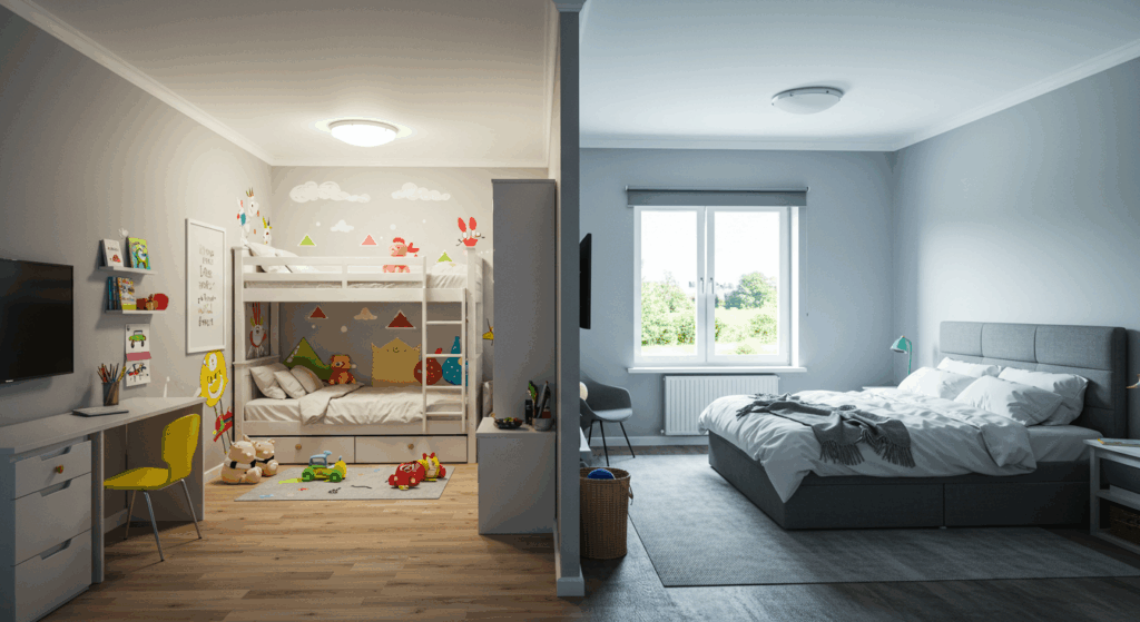 子育てとプライベートを両立する2階設計