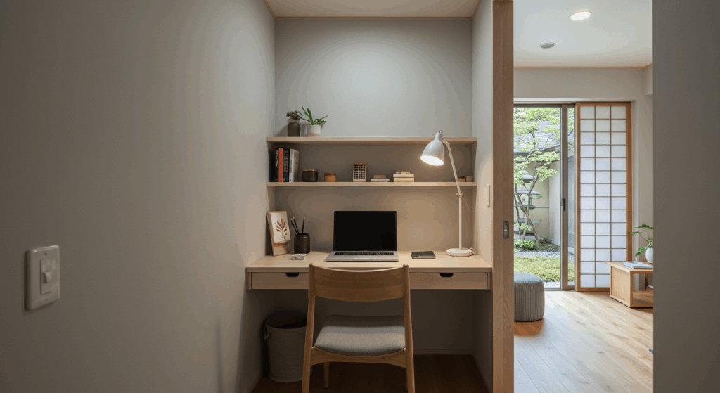在宅勤務や趣味に対応するワークスペース