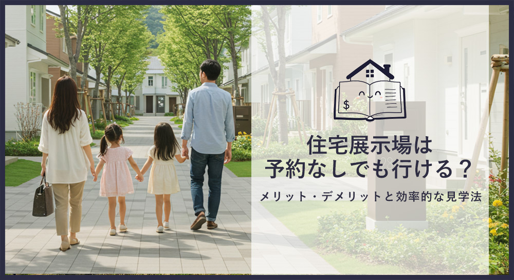 住宅展示場は予約なしでも行ける？メリット・デメリットと効率的な見学法